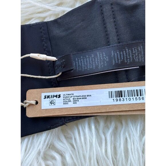 Skims Ultimate Push Up Strapless Bra Onyx Size 42C - Picture 7 of 7
